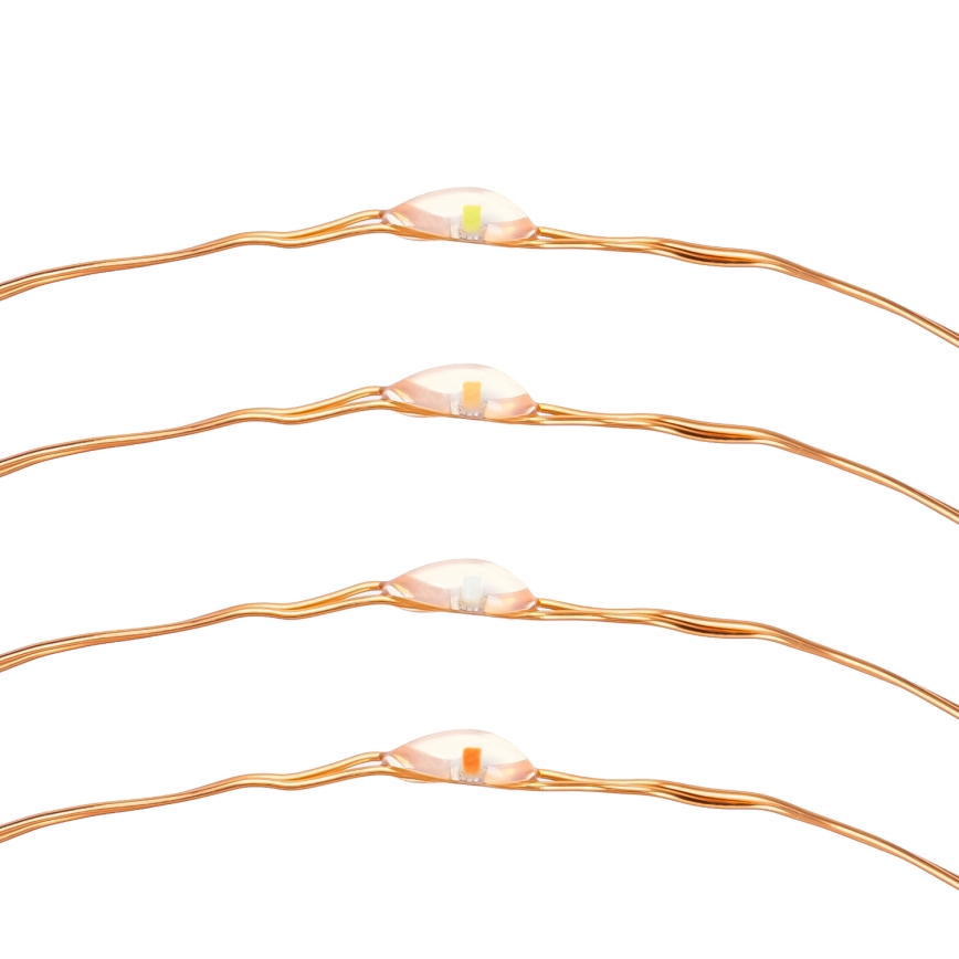 Aigostar - Catena LED solare LED/8 funzioni 12m IP65 multicolore