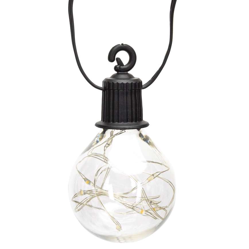 Aigostar - Catena decorativa LED da esterno 160xLED 10m IP44 bianco caldo