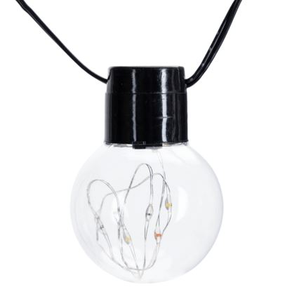 Aigostar - Catena decorativa LED da esterno 160xLED 10m IP44 bianco caldo