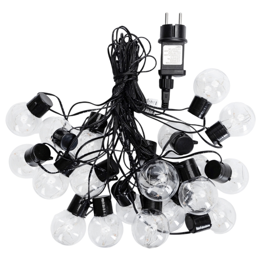 Aigostar - Catena decorativa LED da esterno 160xLED 10m IP44 bianco caldo