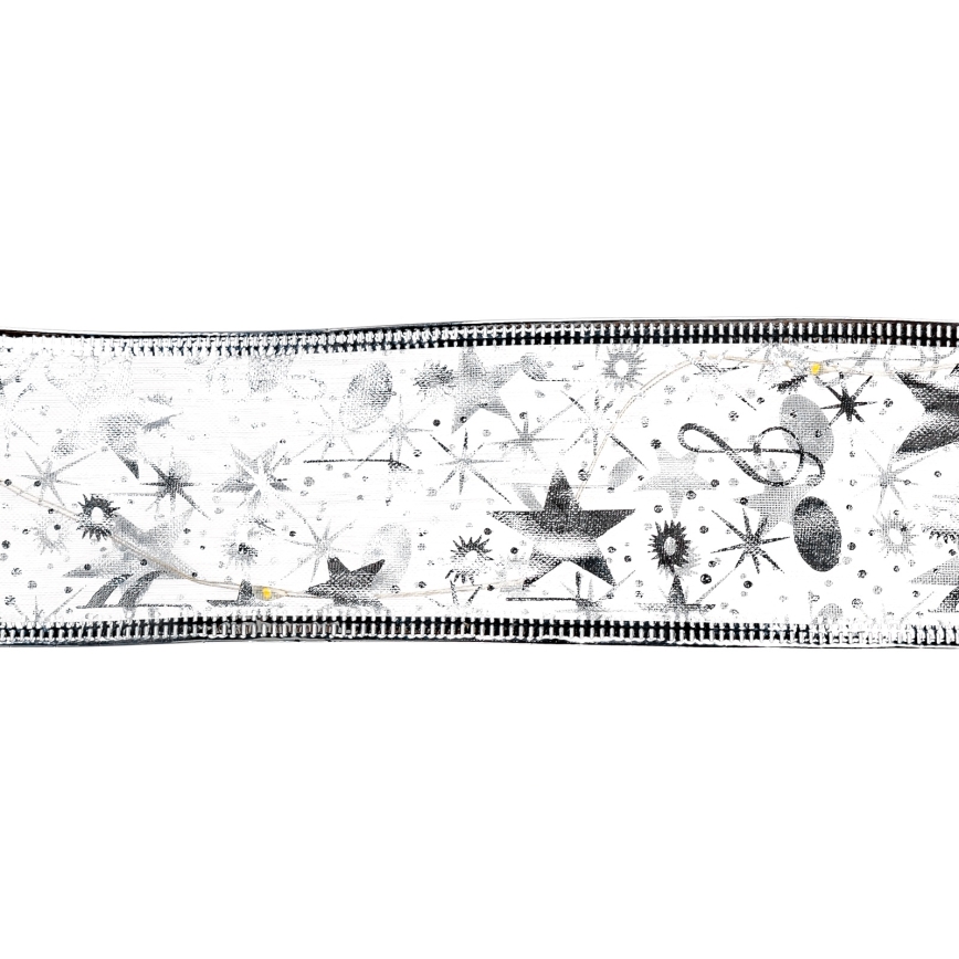 Aigostar - Catena luminosa LED 100xLED/3xAA 10 m bianco caldo argento