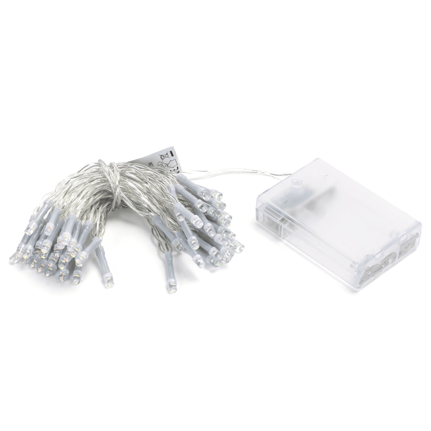 Aigostar - Catena luminosa LED 50xLED/3xAA 5,3m multicolore