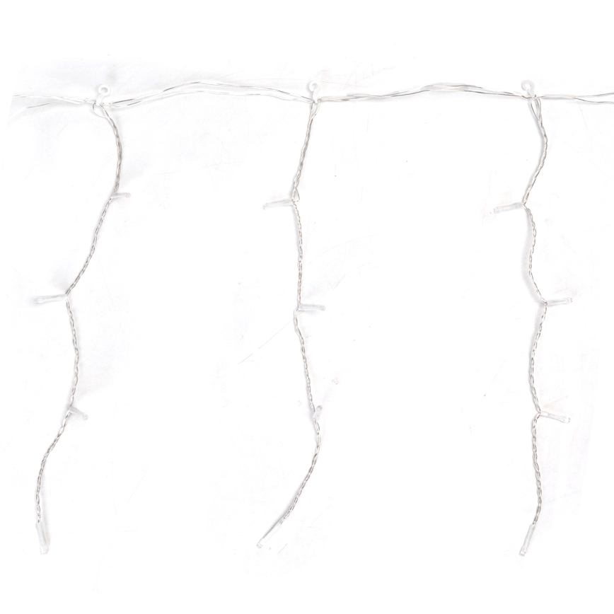 Aigostar - Catena luminosa LED per esterni 300 LED / 8 funzioni, 15 x 0,4 m, IP44, bianco freddo