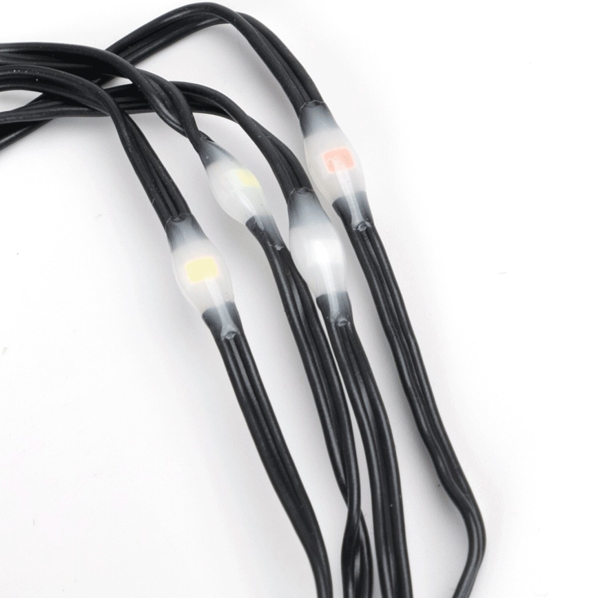 Aigostar - Catena luminosa LED da esterno 50xLED/8 funzioni 3xAA 5,3m IP44 multicolore