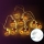 Aigostar - Catena luminosa LED natalizia 10xLED/3xAA 1,5m bianco caldo con pupazzo di neve