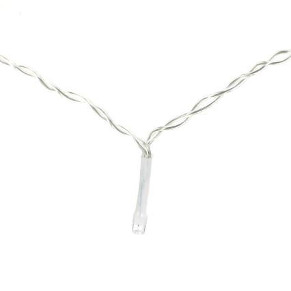 Aigostar - Catena luminosa LED per esterni 300 LED/8 funzioni 3x1m IP44 bianco caldo + telecomando