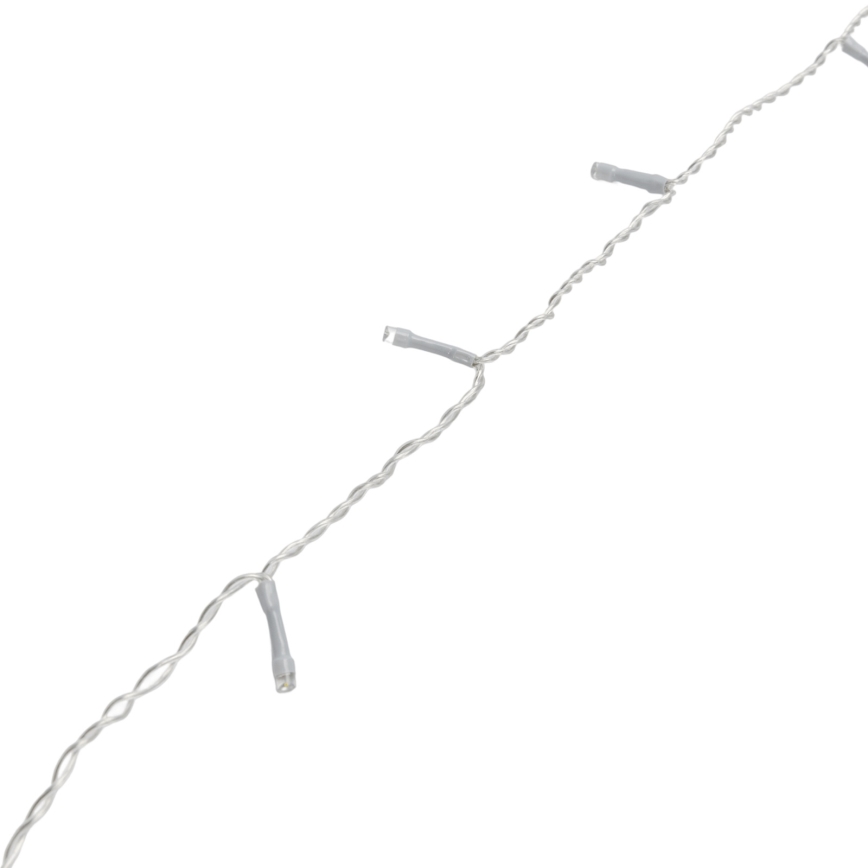 Aigostar - Catena luminosa natalizia da esterno a LED 150 LED/6W/230V/8 funzioni 1,5x1m IP44 bianco caldo + telecomando