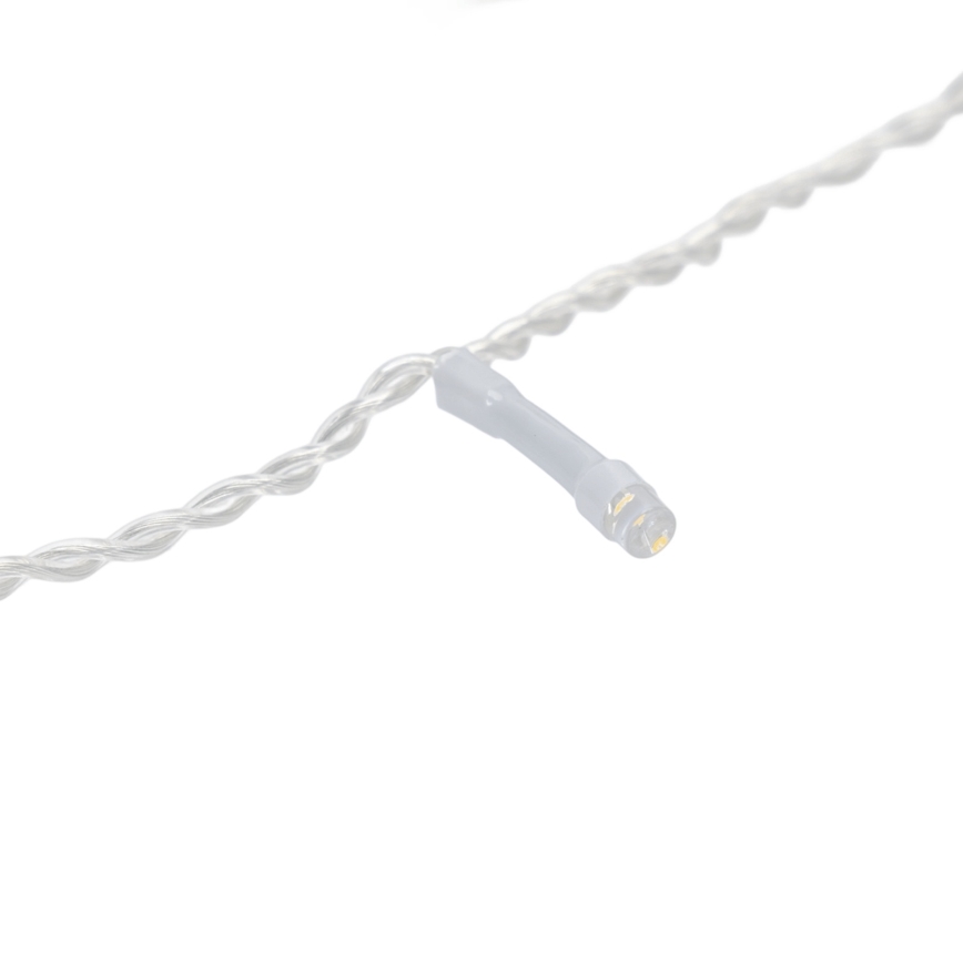 Aigostar - Catena luminosa natalizia da esterno a LED 150 LED/6W/230V/8 funzioni 1,5x1m IP44 bianco caldo + telecomando