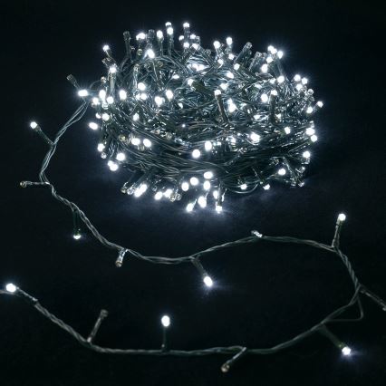 Aigostar - Catena luminosa LED per esterni 500 LED/8 funzioni, 53 m, IP44, bianco freddo