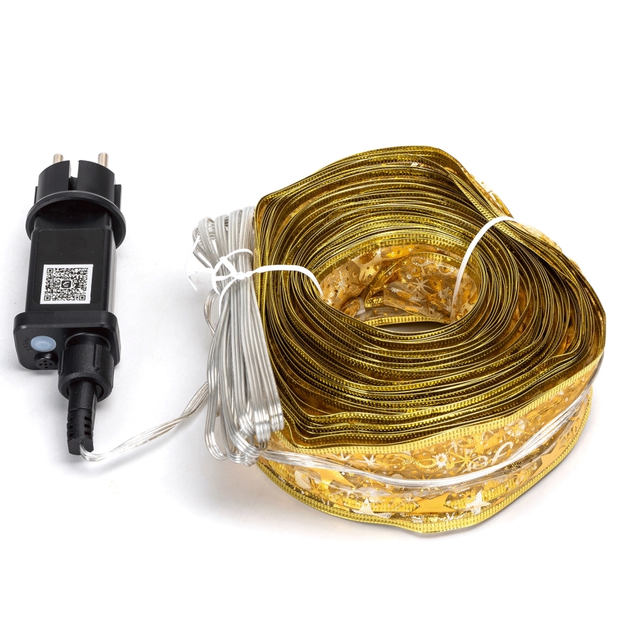 Aigostar - Catena luminosa LED RGBICW intelligente per esterni MESH 100 LED 10 m IP44 + telecomando