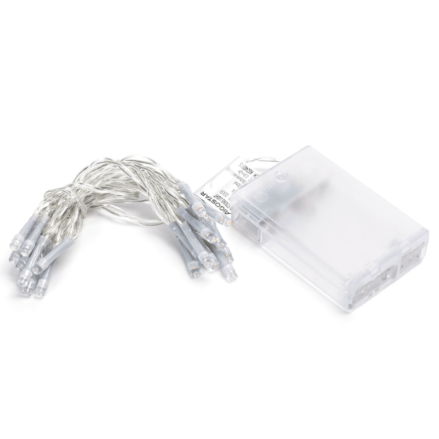 Aigostar - Catena luminosa natalizia a LED 20xLED/3xAA 2,3m multicolore