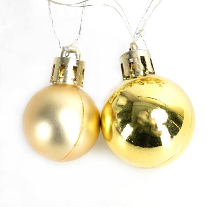 Aigostar - Catena luminosa a LED per Natale, 20 LED / 3xAA, 2 m, bianco caldo