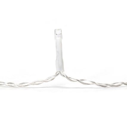 Aigostar - Catena luminosa natalizia a LED da esterno 100xLED/8 funzioni 8x0,4m IP44 bianco caldo