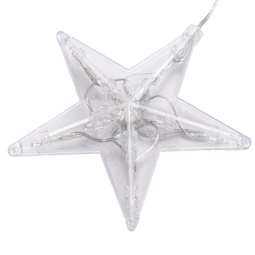 Aigostar - LED Catena natalizia da esterno 70xLED 1,2x1m IP44 bianco freddo stelle