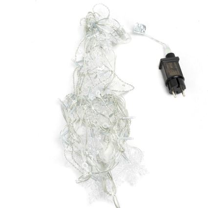 Aigostar - Catena luminosa LED da esterno 120xLED/8 funzioni 3x0,7m IP44 bianco freddo + telecomando