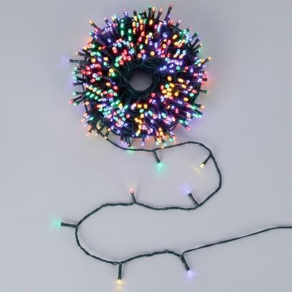 Aigostar - Catena luminosa natalizia a LED per esterni, 150 LED, 8 funzioni, 18 m, IP44, multicolore