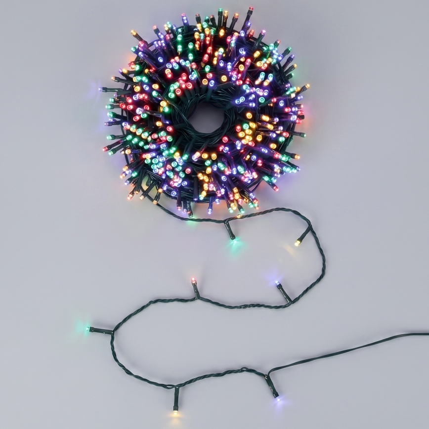 Aigostar - Catena luminosa natalizia a LED per esterni, 150 LED, 8 funzioni, 18 m, IP44, multicolore