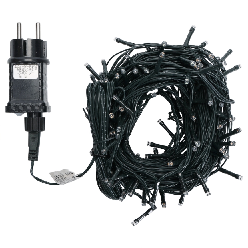 Aigostar - Catena luminosa natalizia a LED per esterni, 150 LED, 8 funzioni, 18 m, IP44, multicolore