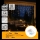 Aigostar - Catena luminosa natalizia a LED per esterni 300xLED/8 funzioni 3xAA 18x0,6 m IP44 bianco caldo