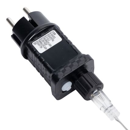 Aigostar - Catena luminosa natalizia da esterno 100xLED/8 funzioni 5,3m IP44 bianco freddo