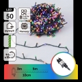 Aigostar - Catena luminosa natalizia da esterno a LED, 50 LED, 8 funzioni, 8 m, IP44, multicolore