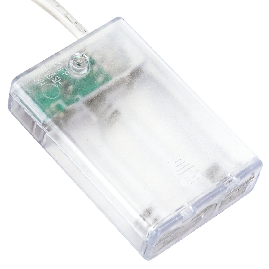 Aigostar - Catena luminosa natalizia LED 30xLED/3xAA 3,3m bianco freddo
