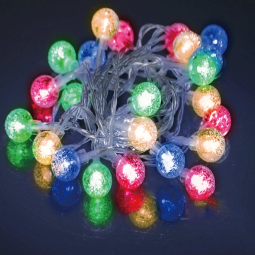 Aigostar - LED catena luminosa natalizia da esterno 100xLED/8 funzioni 3xAA 10,3m IP44 multicolore