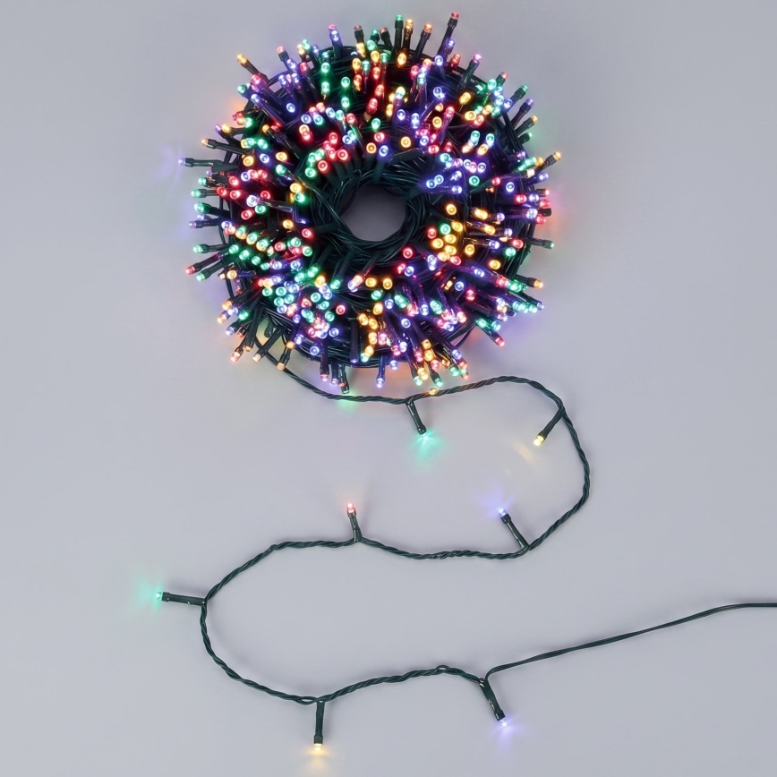 Aigostar - Catena luminosa natalizia LED da esterno 1000xLED/8 funzioni 103m IP44 multicolore