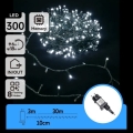 Aigostar - Catena luminosa natalizia LED da esterno 300 LED/8 funzioni 30 m IP44 bianco freddo