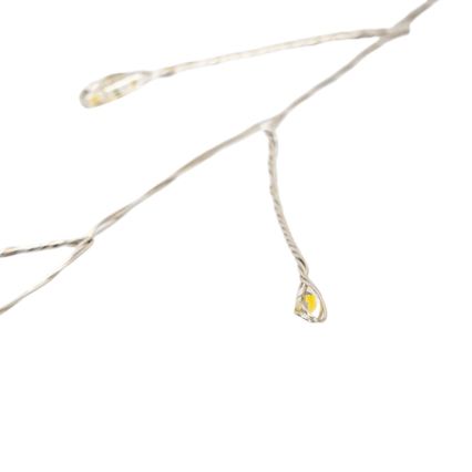Aigostar - Catena luminosa natalizia LED da esterno 300 LED/8 funzioni 3xAA 9,3m IP44 bianco caldo