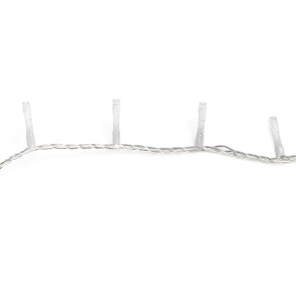 Aigostar - Catena luminosa LED natalizia da esterno 400xLED/8 funzioni 20 m IP44 bianco caldo