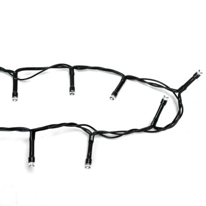 Aigostar - Catena luminosa LED da esterno per Natale, 400 LED, 8 funzioni, 4xAA, 20,3 m, IP44, bianco freddo