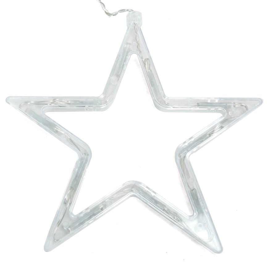 Aigostar - Catena luminosa natalizia LED per esterni 120 LED/6 W/230 V/8 funzioni 3 x 0,6 m IP44 bianco freddo + telecomando