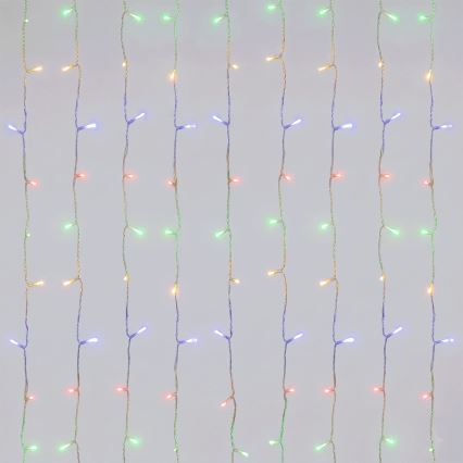 Aigostar - Catena luminosa natalizia LED per esterni 156xLED/8 funzioni 4,2x1,2m IP44 multicolore