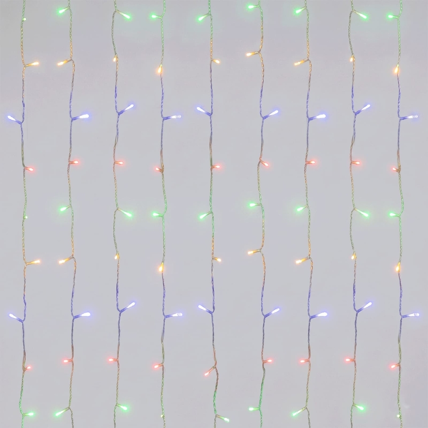 Aigostar - Catena luminosa natalizia LED per esterni 156xLED/8 funzioni 4,2x1,2m IP44 multicolore