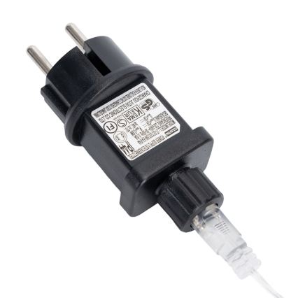 Aigostar - Catena luminosa natalizia LED per esterni 160xLED+40xLED 13m IP44 bianco caldo+freddo