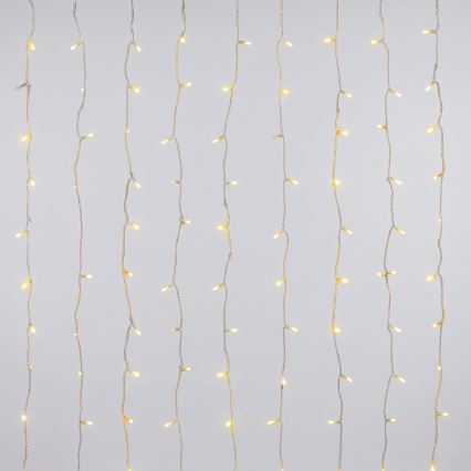 Aigostar - Catena luminosa natalizia LED per esterni 192xLED/8 funzioni 4,5x1,2m IP44 bianco caldo