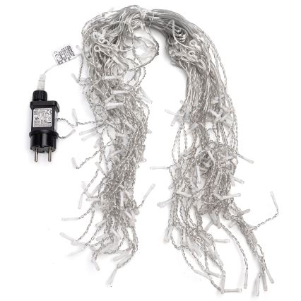 Aigostar - Catena luminosa LED da esterno 200xLED/8 funzioni 10x0,4m IP44 bianco caldo