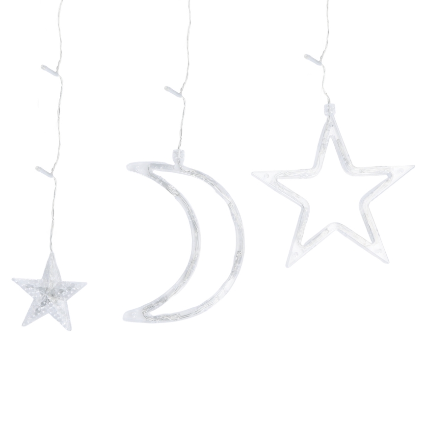 Aigostar - Catena luminosa natalizia LED RGBY da esterno 120xLED/8 funzioni 3x0,6m IP44 multicolore + telecomando