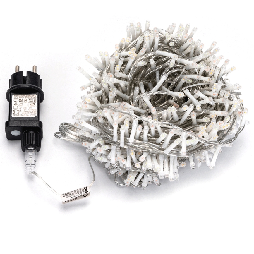 Aigostar - Catena luminosa natalizia LED da esterno 600 LED/8 funzioni 30 m IP44 multicolore