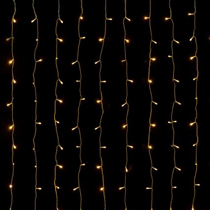 Aigostar - Catena luminosa natalizia a LED per esterni 558xLED 3x1,8m IP44 bianco caldo