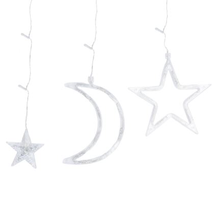 Aigostar - Catena luminosa solare a LED 120xLED/8 funzioni 3x0,6m 500 mAh IP65 bianco caldo