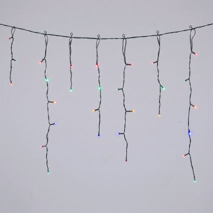 Aigostar - Catena luminosa solare natalizia LED 100xLED/8 funzioni 8x0,6m 800 mAh IP65 multicolore