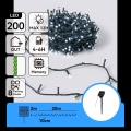 Aigostar - Catena luminosa solare a LED per Natale, 200 LED, 8 funzioni, 22 m, IP65, bianco freddo, 800 mAh