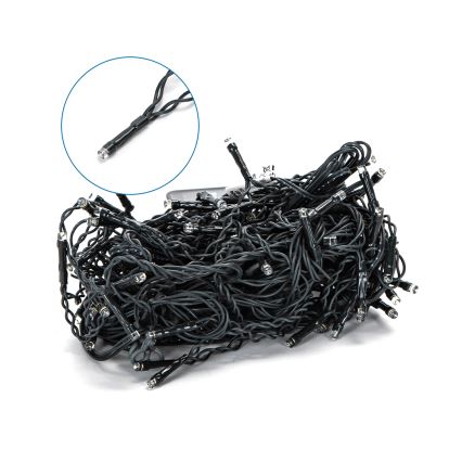 Aigostar - Catena LED solare 100xLED/8 funzioni 8x0,6 m 500 mAh IP65 bianco freddo