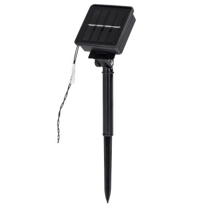 Aigostar - Catena luminosa natalizia solare a LED 200 LED/8 funzioni, 22 m, IP65, multicolore, 800 mAh