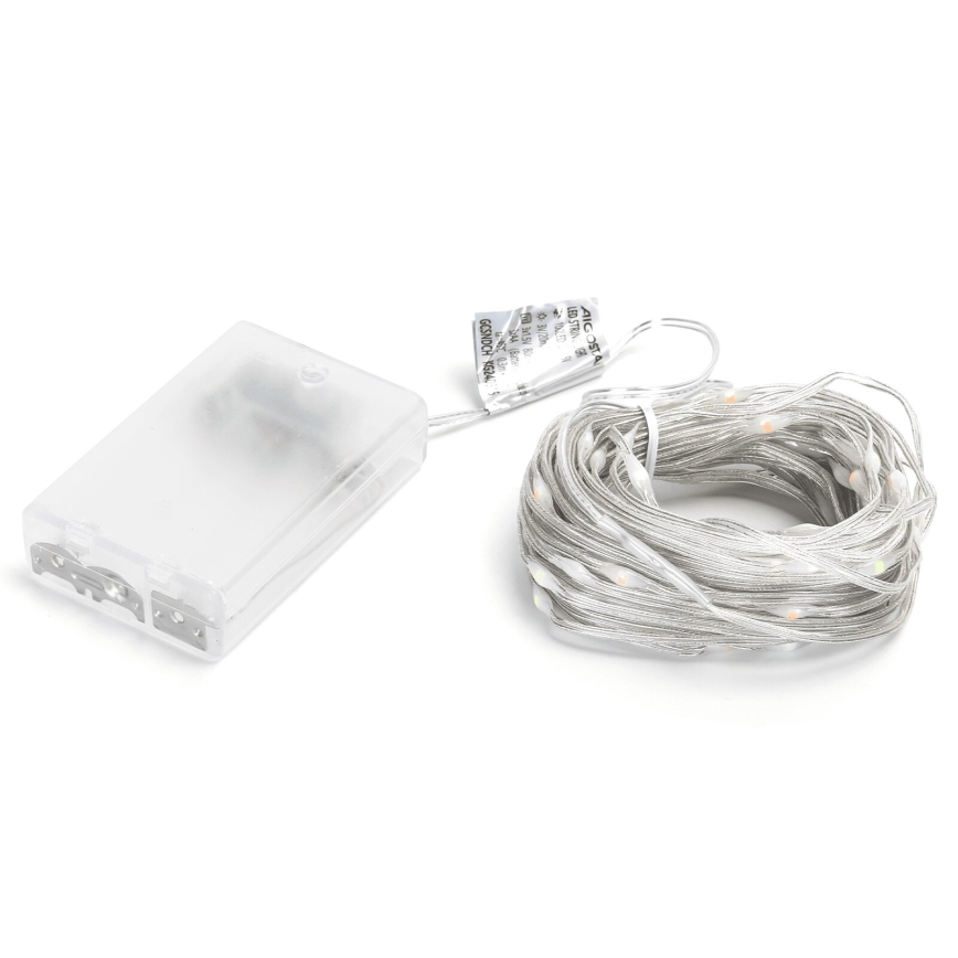Aigostar - Catena natalizia LED 100xLED/3xAA 10,3m multicolore