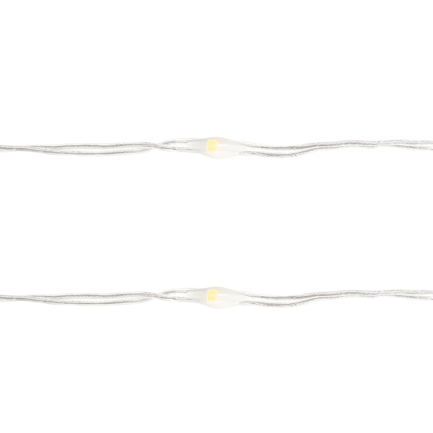 Aigostar - Catena natalizia LED 50xLED/3xAA 5,3m bianco caldo