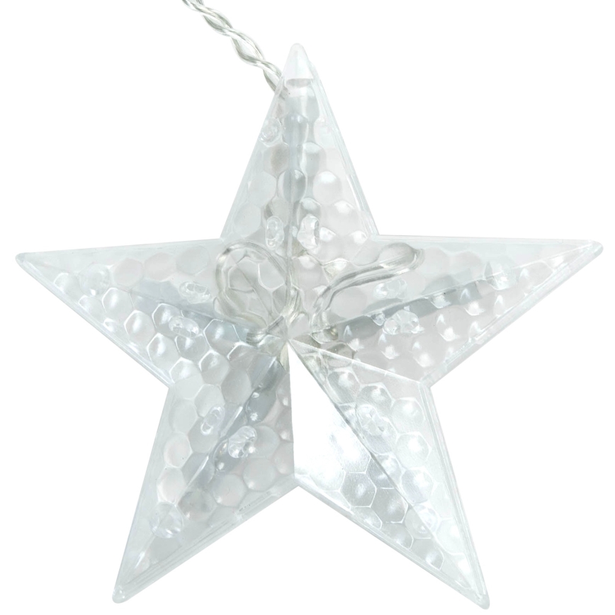 Aigostar - Catena LED per esterni 120xLED/6W/230V/8 funzioni 3x0,6m IP44 bianco freddo + telecomando
