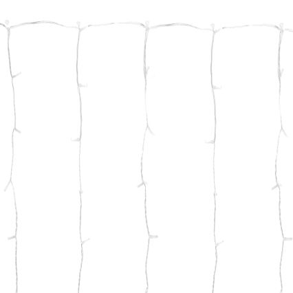 Aigostar - Catena natalizia LED da esterno 234xLED/8 funzioni 1,2x1,8 m IP44 bianco caldo